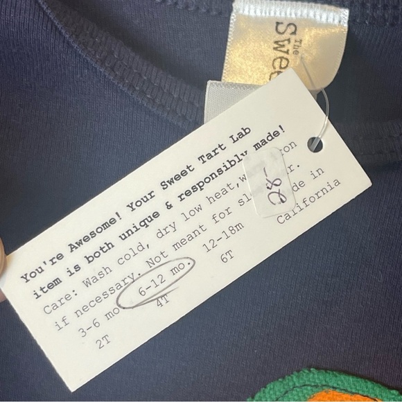 Sweet Tart Lab One Piece Shamrock Irish Clover 6-12M - Picture 8 of 9